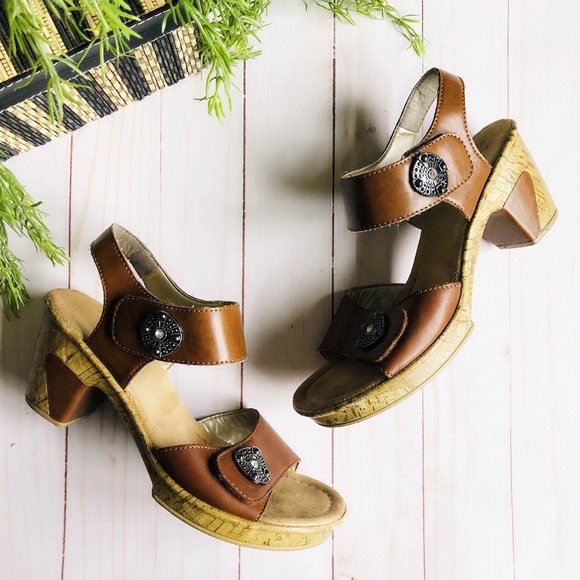 rieker leather sandals